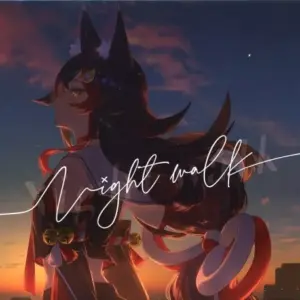 Anime Cd Hololive Production Ogami Mio / Night Walk Uncensored Edition F/S-M503
