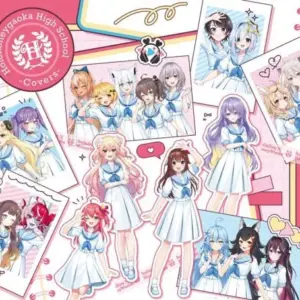 Anime Cd Hololive Honeyworks / Horohani Oka High School -Covers- First Limited E