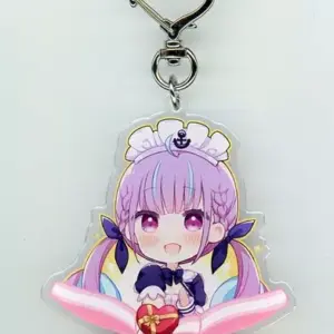Miscellaneous Goods Minato Akua Valentine'S Day Specially Drawn Acrylic Key Chai