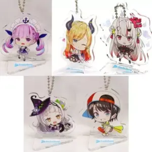 Miscellaneous Goods Set Of 5 Types Virtual Youtuber Hololive Acrylic Swing Colle