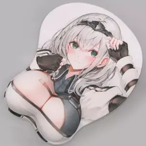 Mouse Pad, Single Item, Shirogin Noel, Original Boob Drawn By Watao Sensei, Virt