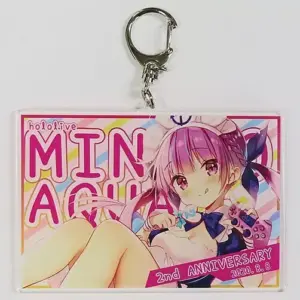 Miscellaneous Goods Minato Akua Acrylic Keychain Virtual Youtuber Hololive 2Nd A