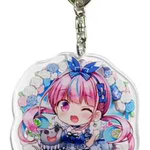 Miscellaneous Goods Minato Akua Color In Wanda Land Acrylic Keychain Neko Swing