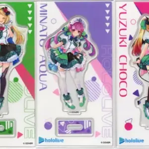 Acrylic Stand Panel Minato Akua Yuzuki Choko Aki Rosenthal Original Set Of 3 B H