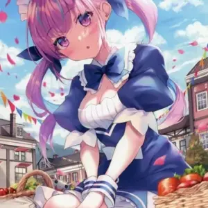 Miscellaneous Goods Single Minato Akua Illustration Board Ichibankuji Virtual Yo