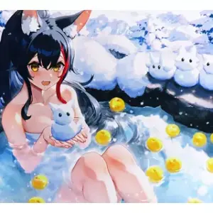 Miscellaneous Goods Ogami Mio Rubber Mat Virtual Youtuber Hololive Mio'S Third A