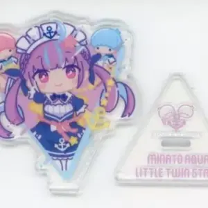 Acrylic Stand Panel Minato Akua Little Twin Stars Sankaku Virtual Youtuber Holol