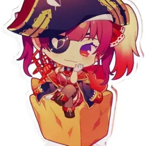 Acrylic Stand Panel Hokel Marine Left Eye Virtual Youtuber Hololive Pasela Tradi
