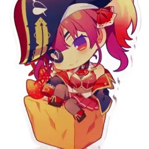 Acrylic Stand Panel Hokel Marine Lower Left Head Virtual Youtuber Hololive Pasel