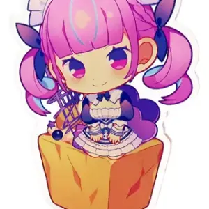 Acrylic Stand Panel Minato Akua Front Virtual Youtuber Hololive Pasela Trading F