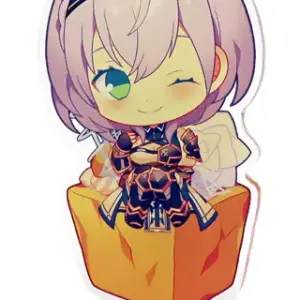 Acrylic Stand Panel Silver Noel Wink Virtual Youtuber Hololive Pasela Trading F/