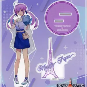 Acrylic Stand Panel Minato Akua Virtual Youtuber Hololive In Tokyo Tower A Big S