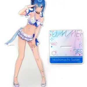 Acrylic Stand Panel Hoshigai Suisei 3D Shiny Wave Ver. Virtual Youtuber Hololive