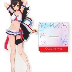 Acrylic Stand Panel Ogami Mio 3D Shiny Wave Ver. Virtual Youtuber Hololive F/S-M