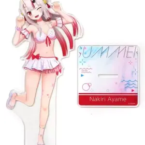 Acrylic Stand Panel Hyakki Ayame 3D Shiny Wave Ver. Virtual Youtuber Hololive F/