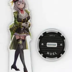 Acrylic Stand Panel Silver Noel Casino Dealer Ver. Virtual Youtuber Hololive Red