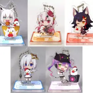 Set Of 5 Miscellaneous Goods Virtual Youtuber Hololive Lawson Campaign Acrylic S