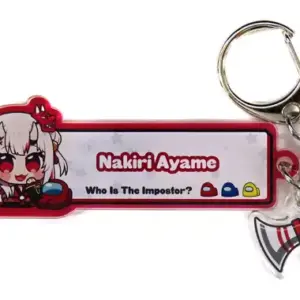 Miscellaneous Goods Hyakki Ayame Emergency Meeting Keychain Among Us Virtual You