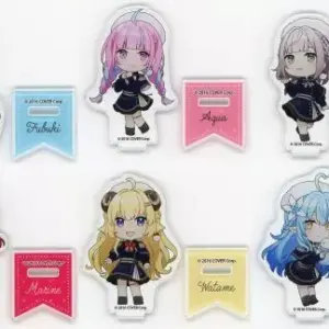 Acrylic Stand Panels Set Of 6 Types Virtual Youtuber Hololive Tokyo Skytree Town