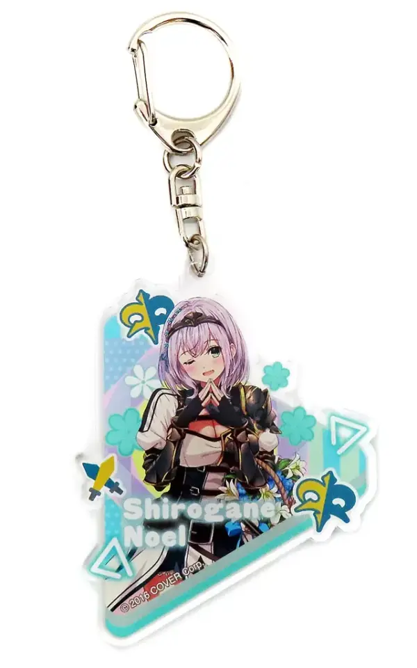 Keychain Shirogin Noel Trading Acrylic Virtual Youtuber Hololive Joypolis Dreamy