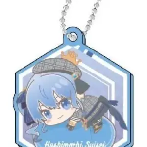 Keychain Hoshigai Suisei Virtual Youtuber Hololive Kiratto Dekoff Cril Hagumitsu
