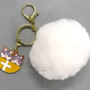 Keychain Ogami Mio Mio'S Fur-Fluffy Ears Charm Virtual Youtuber Hololive Birthda