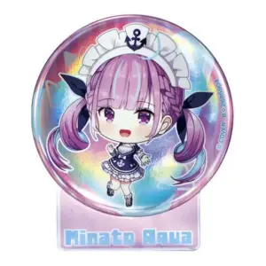 Goods Set Minato Akua Virtual Youtuber Hololive Super Expo 2023 Can Badge Stand
