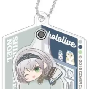 Keychain Shirogin Noel Purapura Acrylic Virtual Youtuber Hololive Hagumitsu C F/