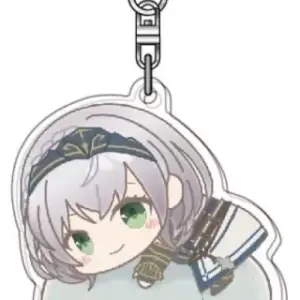 Keychain 03. Shirogin Noel Acrylic Hagumitsu Vol.3 Virtual Youtuber Hololive F/S