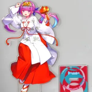 Acrylic Stand Panel Minato Akua Shrine Maiden Costume Figure Virtual Youtuber Ho