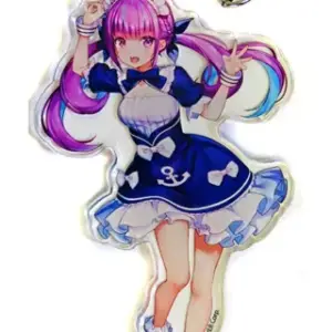 Keychain Minato Akua Regular Costume Acrylic Virtual Youtuber Hololive Kanda Fes