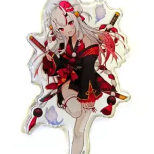 Keychain Hyakki Ayame Regular Costume Acrylic Virtual Youtuber Hololive Kanda Fe
