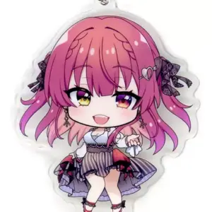 Keychain Hololive Marine Deformed Acrylic Ball Chain Virtual Youtuber Gigo Exclu