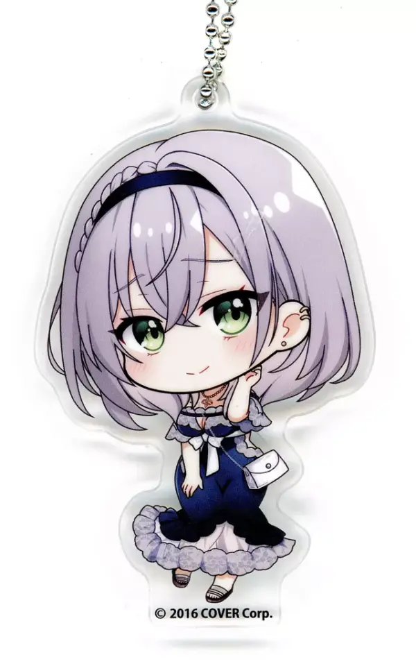 Keychain Noel Silver Hololive Deformed Acrylic Ball Chain Virtual Youtuber Gigo
