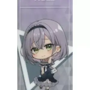 Book Cover Bookmark Shirogin Noel Sd Clear Virtual Youtuber Hololive Gigo Campai