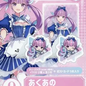Miscellaneous Goods Minato Akua Tea Bag Postcard Set Hololive Holol Cooking Lott