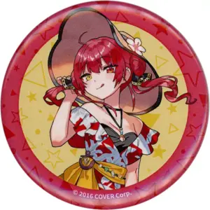 Badge Bins Hokel Marine Private Clothes Aver. Virtual Youtuber Hololive Umisea I