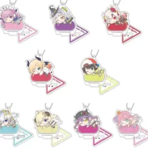 Keychains, All 9 Types Set, Hololive Hagumitsu Stand Mini Acrylic Keychain D F/S