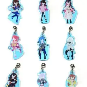 Keychains, All 9 Types, Set Of Virtual Youtuber Hololive Acrylic Mini Charm Coll