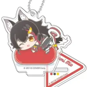 Keychain Ogami Mio Stand Mini Acrylic Virtual Youtuber Hololive Hagumitsu E Box