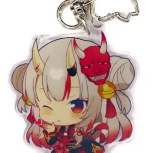 Keychain Hyakki Ayame Wink Virtual Youtuber Hololive Birthday Commemorative 2022