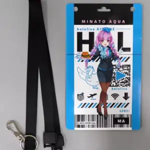 Miscellaneous Goods Minato Akua Ticket Holder Virtual Youtuber Hololivecity Holo