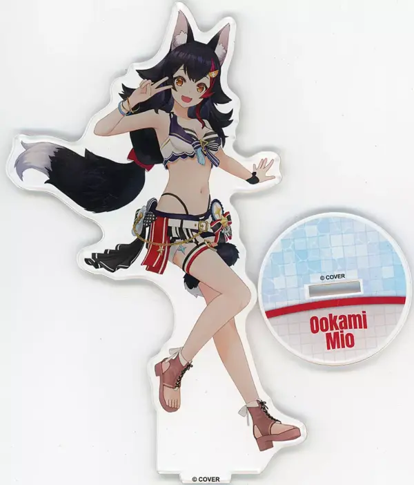 Acrylic Stand Panel Ogami Mio 3D Summer Splash Party Ver. Virtual Youtuber Holol