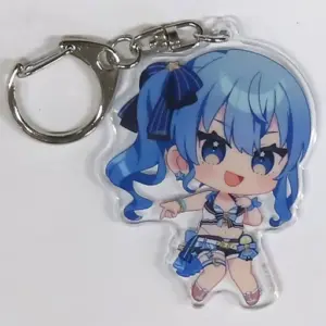 Keychain Hoshigai Suisei Virtual Youtuber Hololive Summer 2023 Mini Character Ac