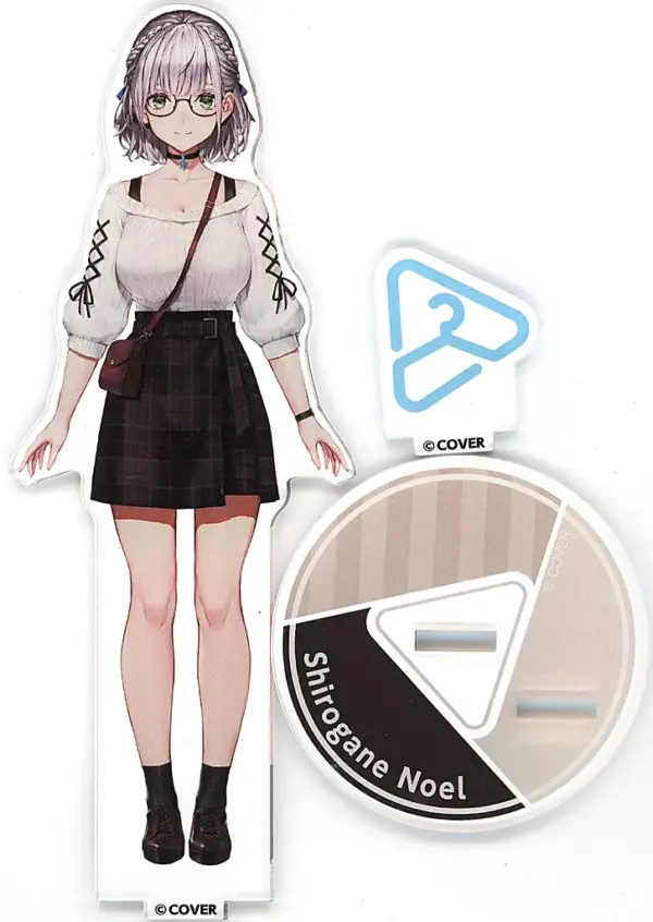 Acrylic Stand Panel Silver Noel Casual Clothing Costume Hololive Closet Virtual