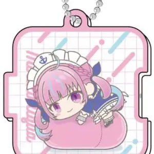 Keychain Minato Akua Pittto Acrylic Virtual Youtuber Hololive Hagumitsu D Box F/