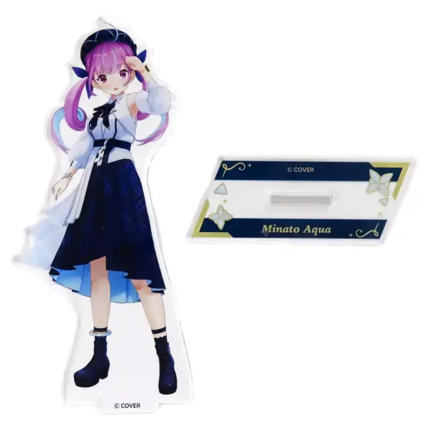 Acrylic Stand Panel Minato Akua 3D Blue Journey Costume Ver. Virtual Youtuber Ho