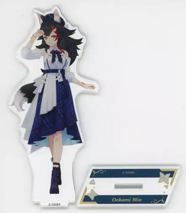 Acrylic Stand Panel Ogami Mio 3D Blue Journey Costume Ver. Virtual Youtuber Holo