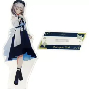 Acrylic Stand Panel Silver Noel 3D Blue Journey Costume Ver. Virtual Youtuber Ho