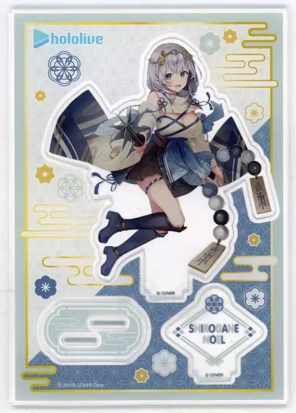 Acrylic Stand Panel Silver Noel Seven Lucky Gods Costume Virtual Youtuber Hololi